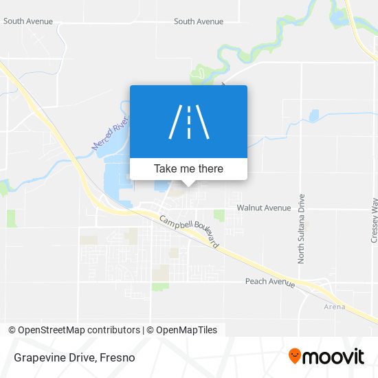 Grapevine Drive map