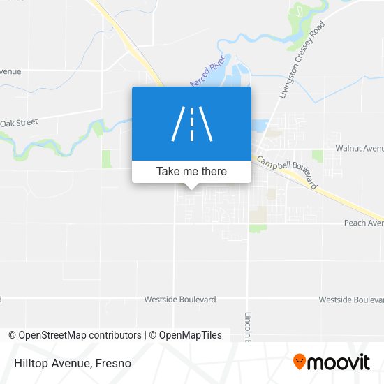 Mapa de Hilltop Avenue