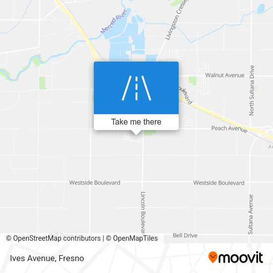 Mapa de Ives Avenue