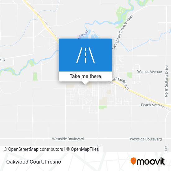 Mapa de Oakwood Court