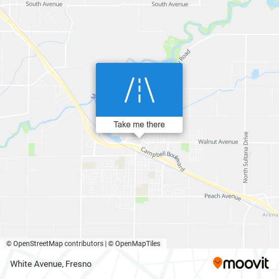 White Avenue map