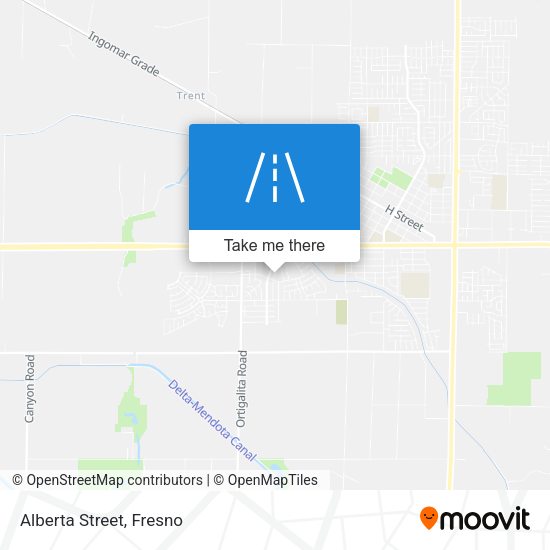 Mapa de Alberta Street