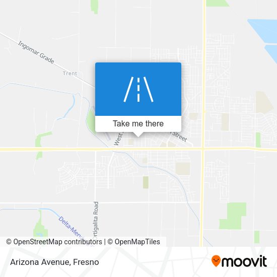 Arizona Avenue map