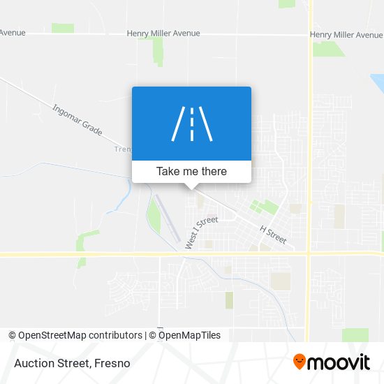 Auction Street map