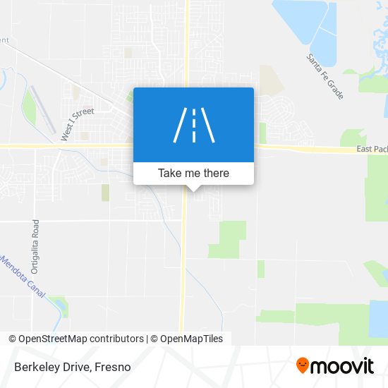 Berkeley Drive map