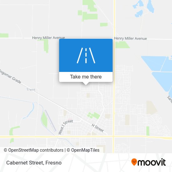 Mapa de Cabernet Street