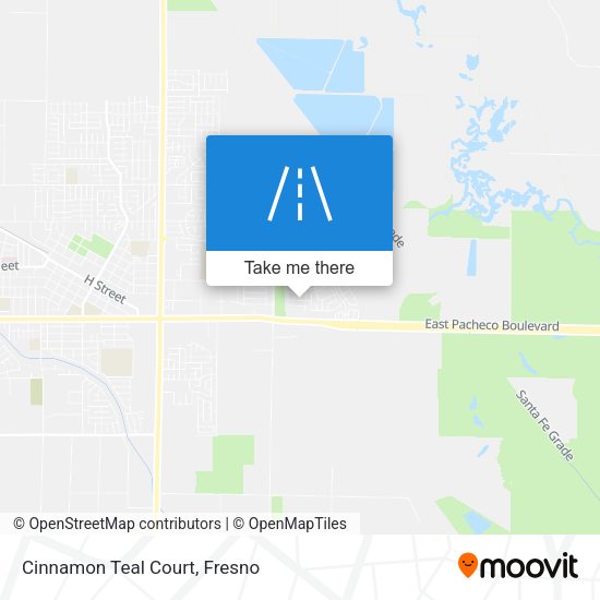 Cinnamon Teal Court map