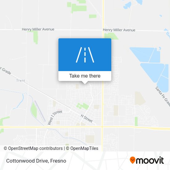 Mapa de Cottonwood Drive