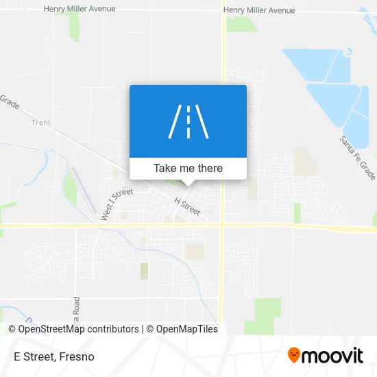 E Street map
