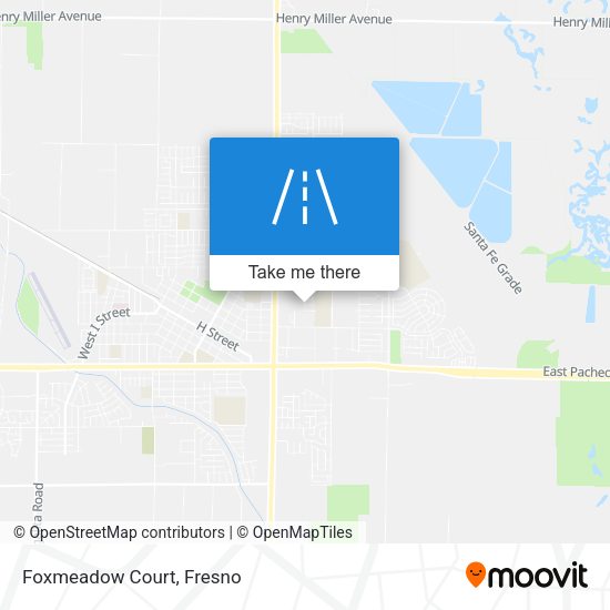 Mapa de Foxmeadow Court