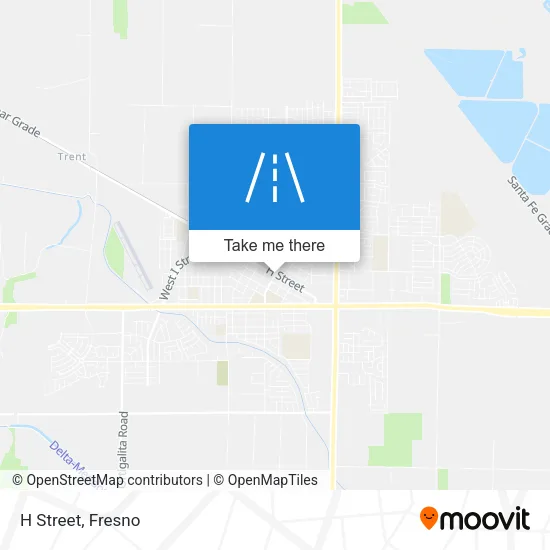 H Street map