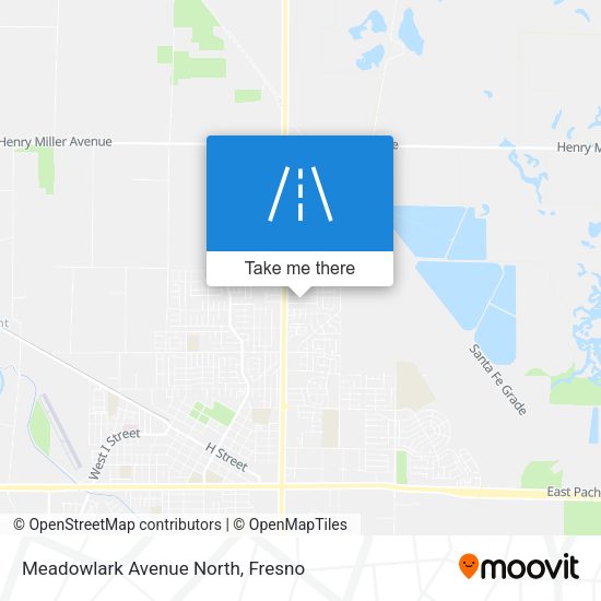 Meadowlark Avenue North map