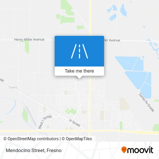 Mapa de Mendocino Street