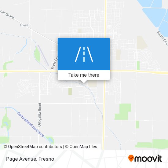 Mapa de Page Avenue