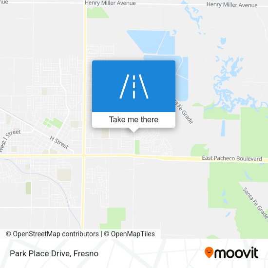 Mapa de Park Place Drive