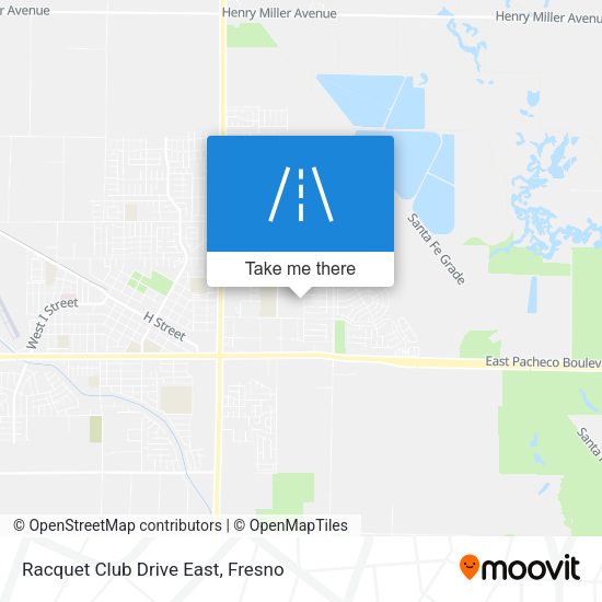 Mapa de Racquet Club Drive East