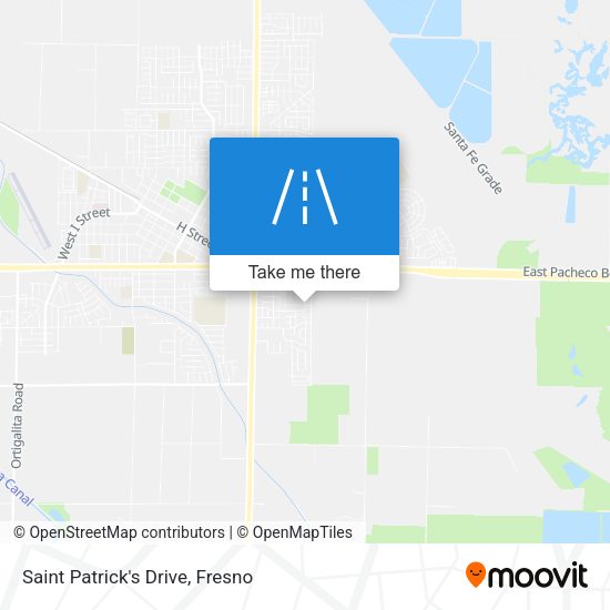 Saint Patrick's Drive map