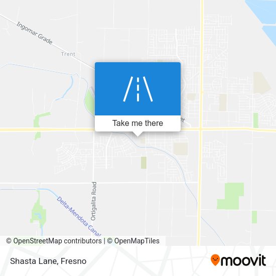 Mapa de Shasta Lane