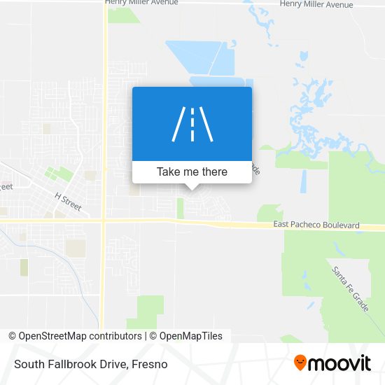 South Fallbrook Drive map