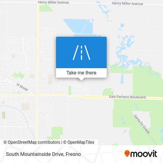 Mapa de South Mountainside Drive