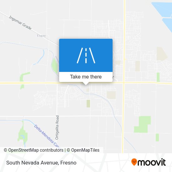 South Nevada Avenue map