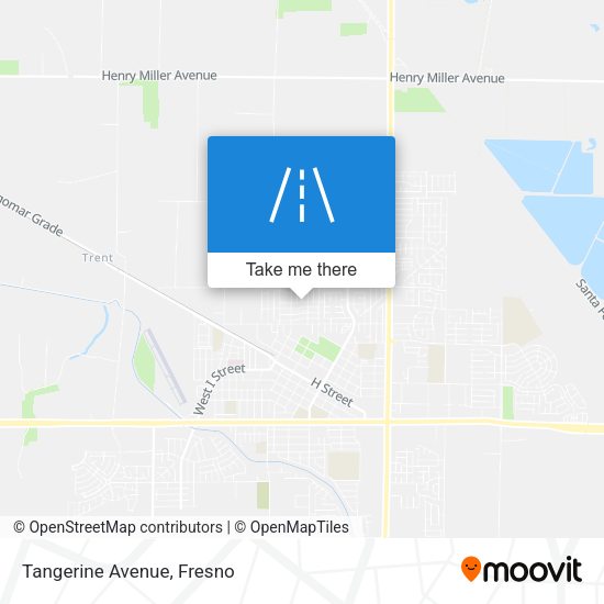Mapa de Tangerine Avenue