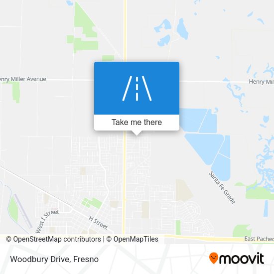 Mapa de Woodbury Drive