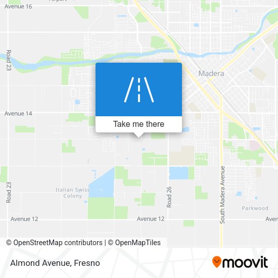 Mapa de Almond Avenue