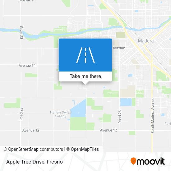 Apple Tree Drive map