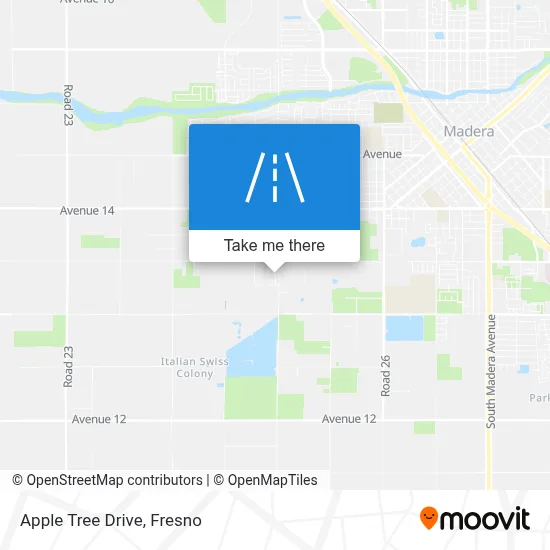 Apple Tree Drive map