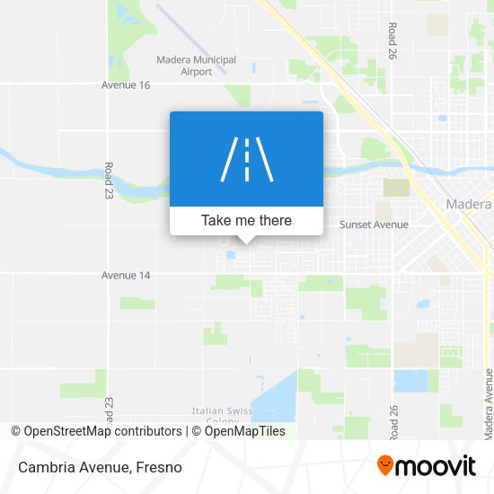 Mapa de Cambria Avenue