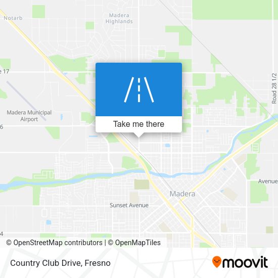 Mapa de Country Club Drive