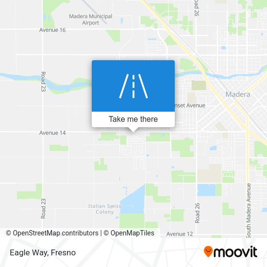 Mapa de Eagle Way