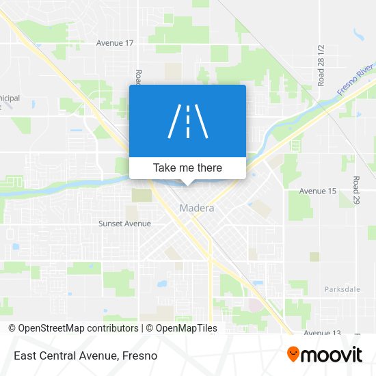 Mapa de East Central Avenue