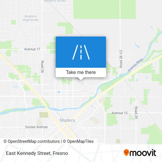 East Kennedy Street map