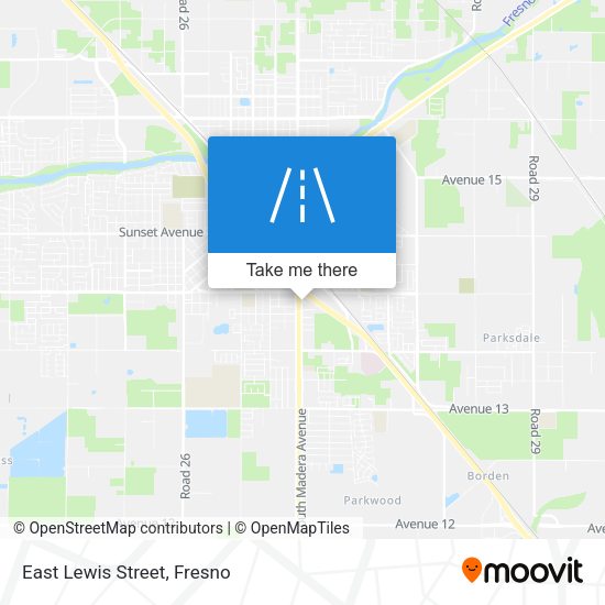 Mapa de East Lewis Street