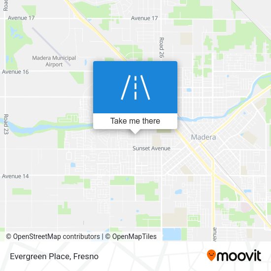 Mapa de Evergreen Place