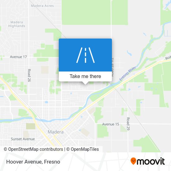 Hoover Avenue map