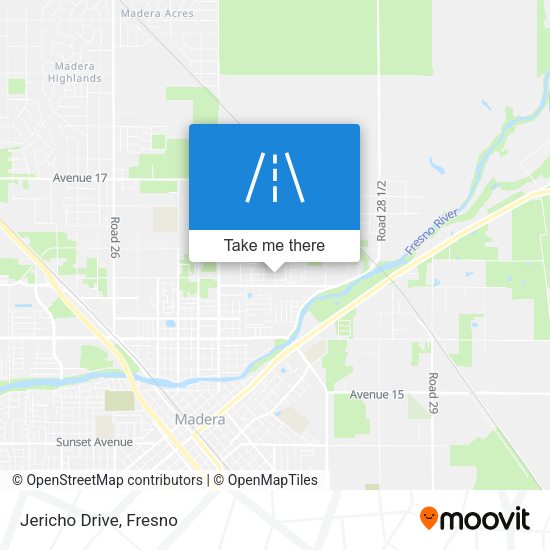 Mapa de Jericho Drive