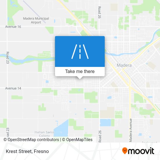 Mapa de Krest Street