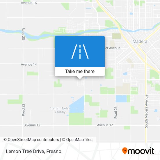 Mapa de Lemon Tree Drive