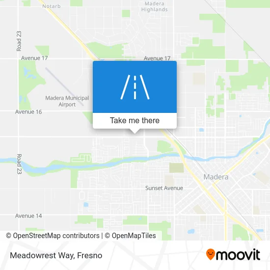 Meadowrest Way map