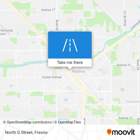 Mapa de North G Street