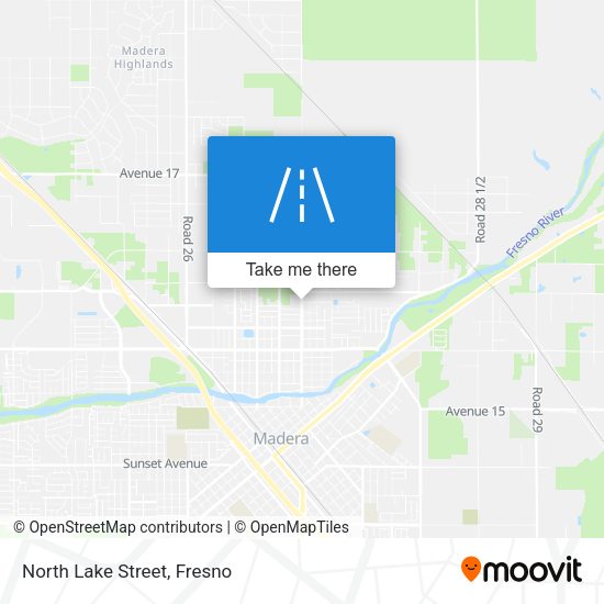 Mapa de North Lake Street