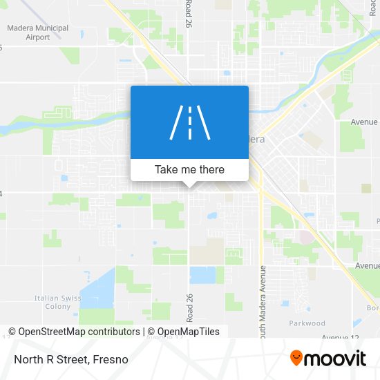 Mapa de North R Street