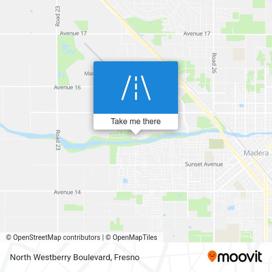 Mapa de North Westberry Boulevard