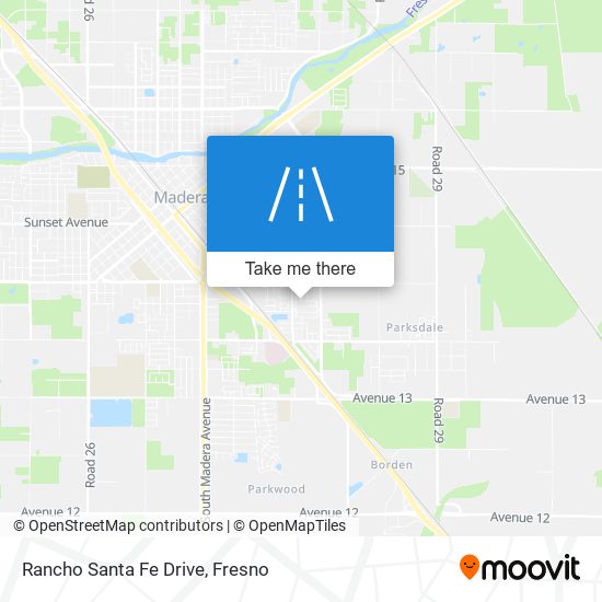 Rancho Santa Fe Drive map