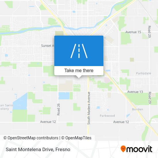 Mapa de Saint Montelena Drive