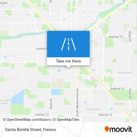 Mapa de Santa Bonita Street