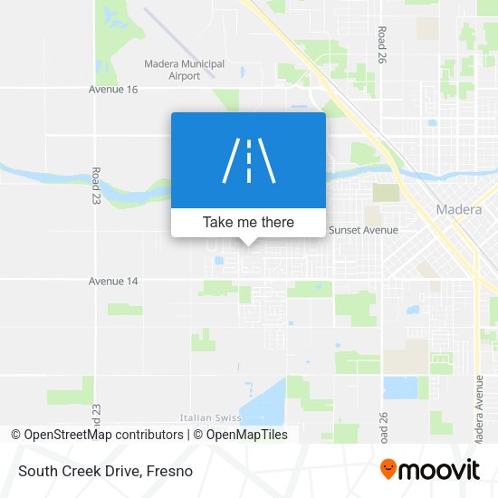 Mapa de South Creek Drive